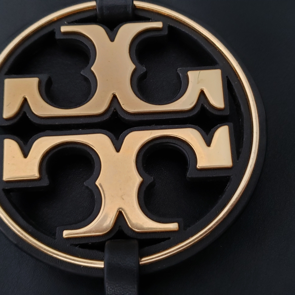 Tory Burch Lg Miller Black Leather Shoulder Bag - Picture 4 of 10